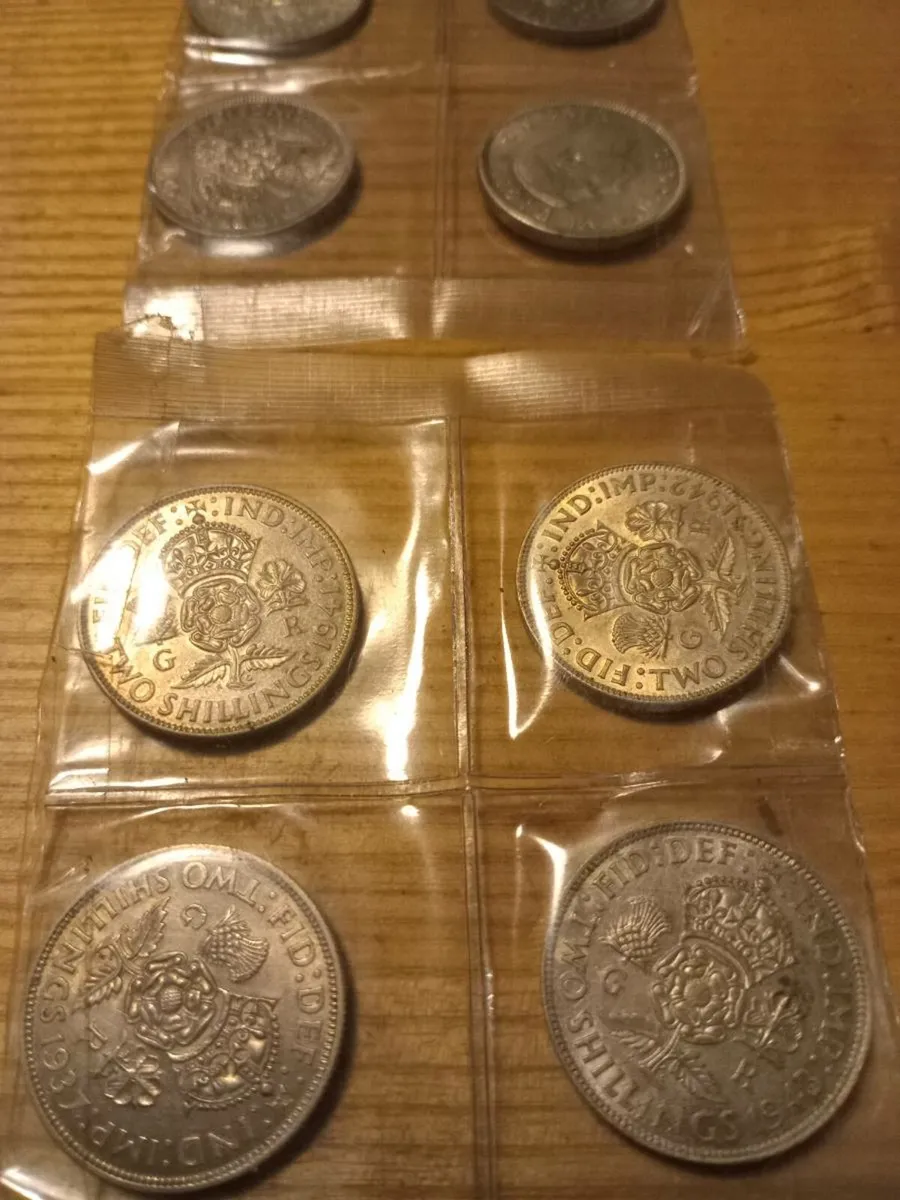 10 x High quality georgeV1 florins ... - Image 4