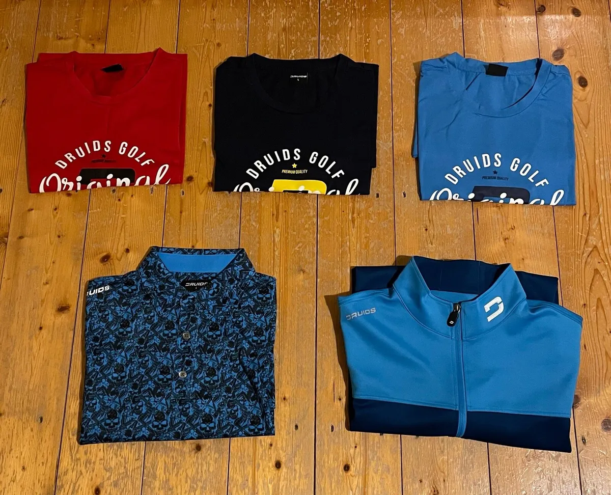 Druids Golf Midlayer, Polo & T-Shirts - Image 1