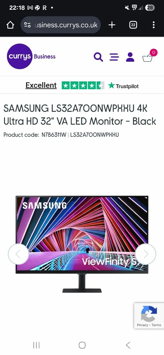 4k 32 inch PC monitor/Screen - Image 2
