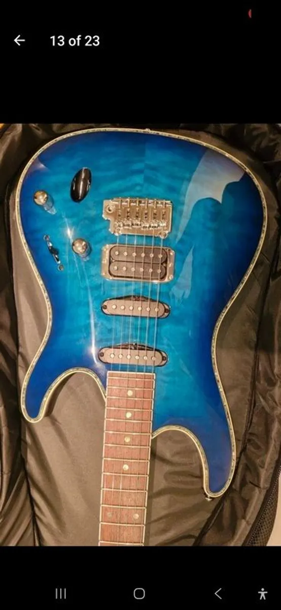 Ibanez SA360NQM Electric Guitar (sapphire blue) - Image 2