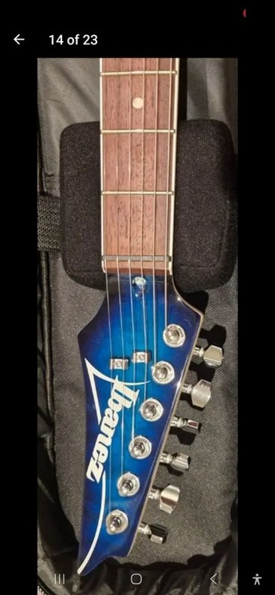 Ibanez SA360NQM Electric Guitar (sapphire blue) - Image 3