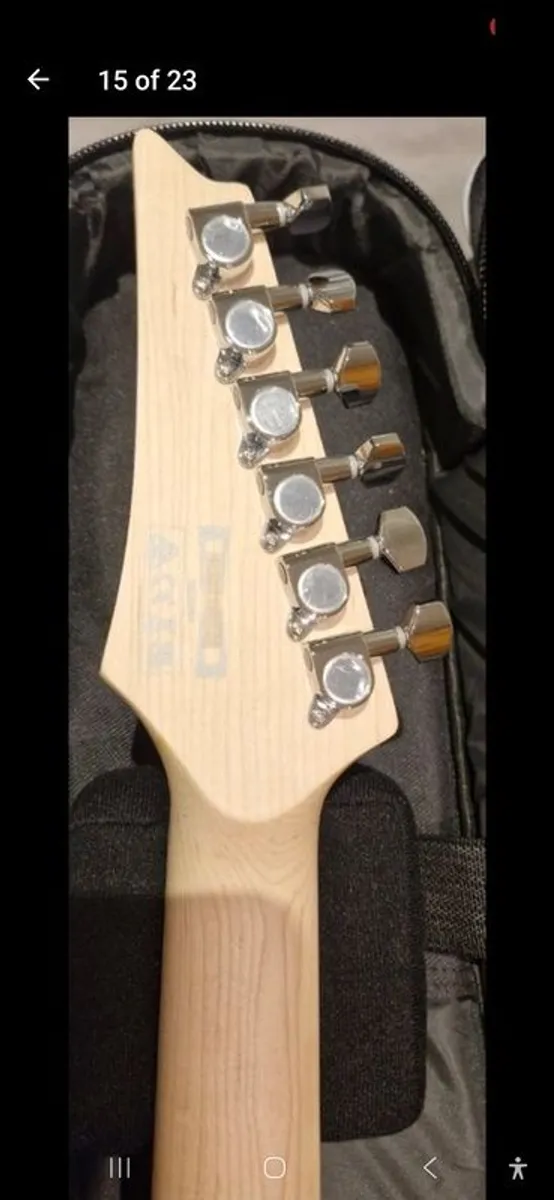 Ibanez SA360NQM Electric Guitar (sapphire blue) - Image 4