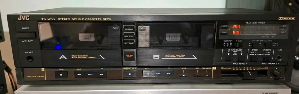 JVC TD-W30 Stereo Double Drive Deck - Image 1