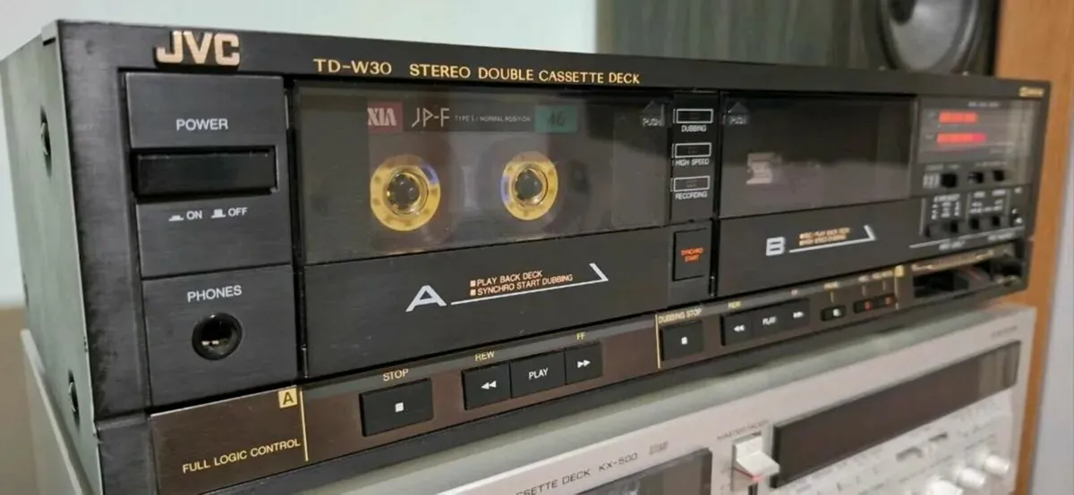JVC TD-W30 Stereo Double Drive Deck - Image 3