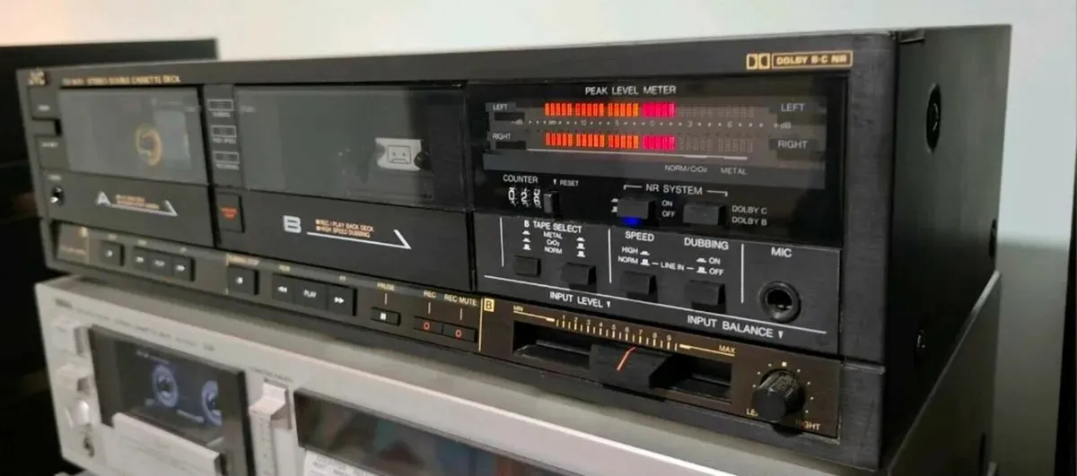 JVC TD-W30 Stereo Double Drive Deck - Image 4