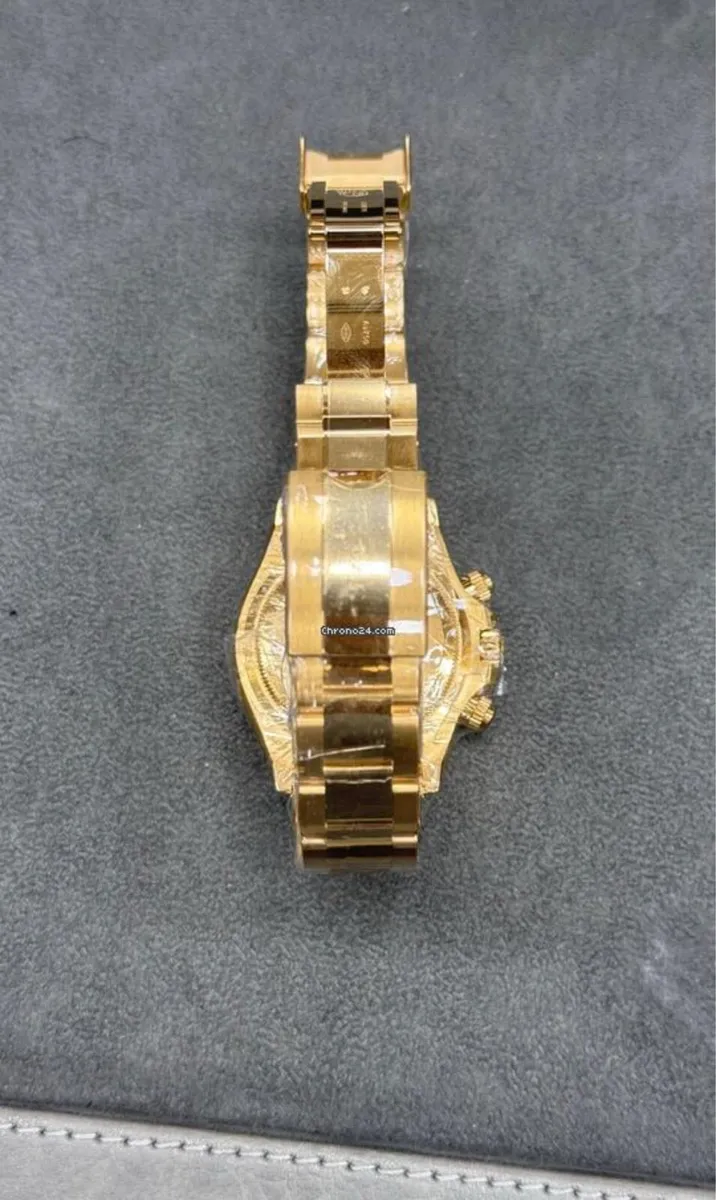 Men’s Rolex watch Daytona yellow gold withdiamonds - Image 2