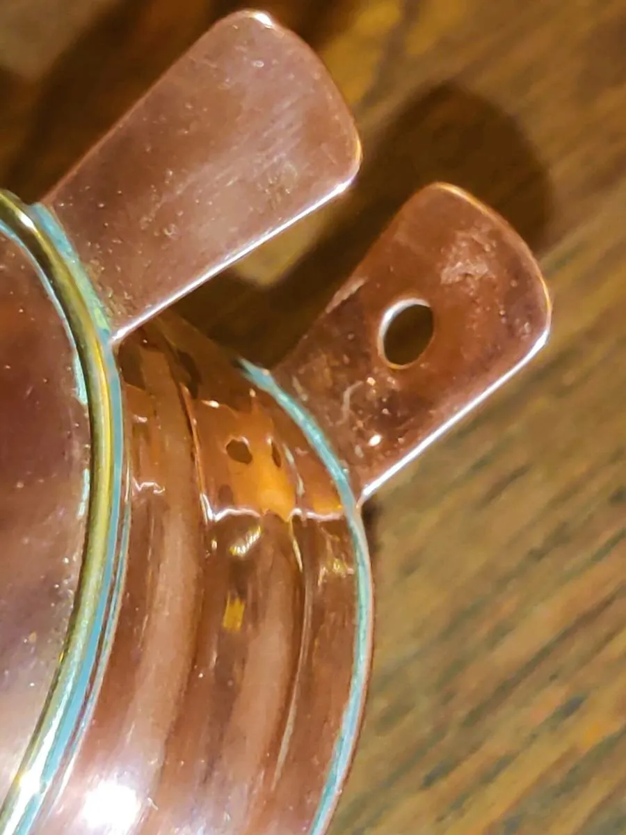 RARE, BRASS & COPPER Heavy 10"Long 1930's Bellows - Image 3