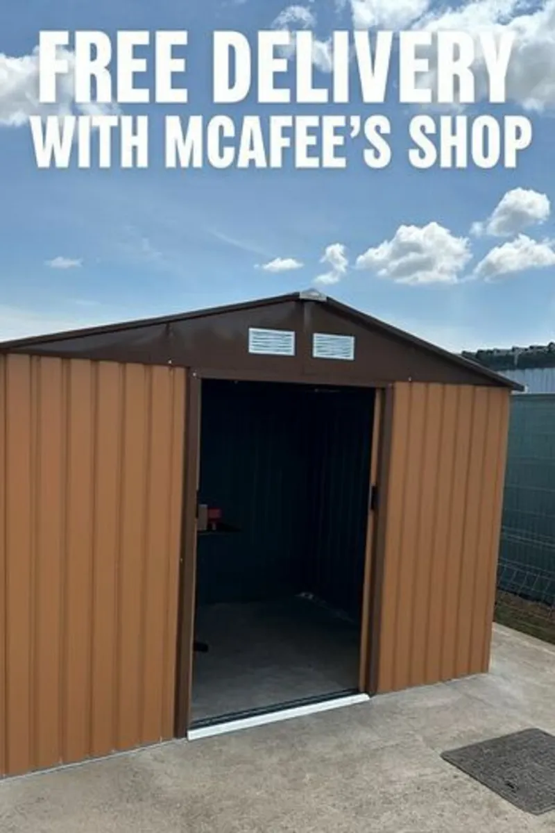 Metal Shed 9x6FT - Image 1