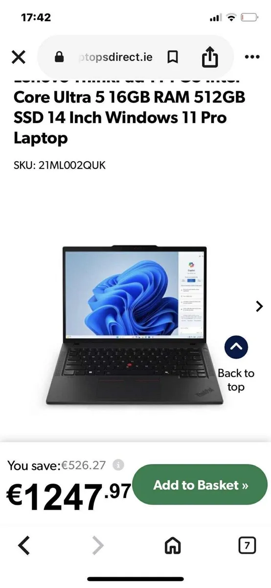 Laptop brand new used twice - Image 2