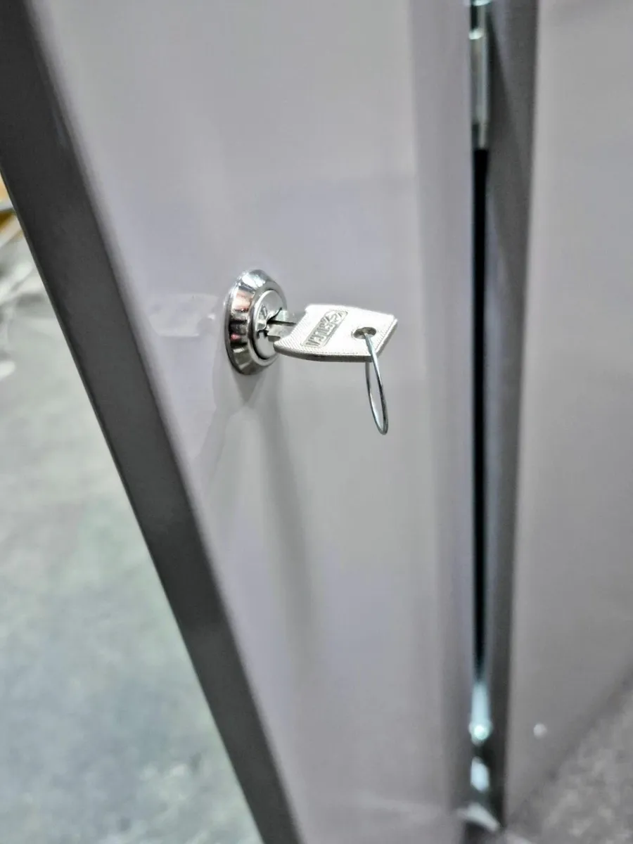 PAIRS of Metal lockers with Matching Benches - Image 3