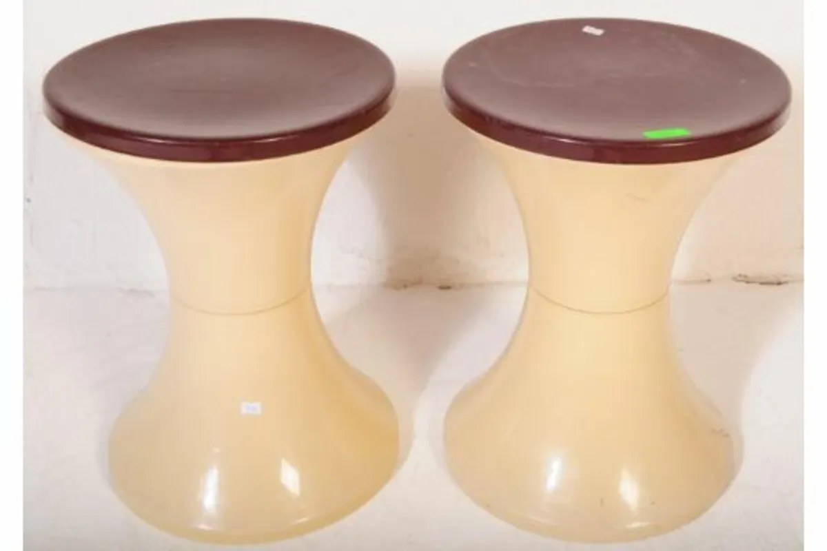 Mid Century Arkana Stools - Image 1