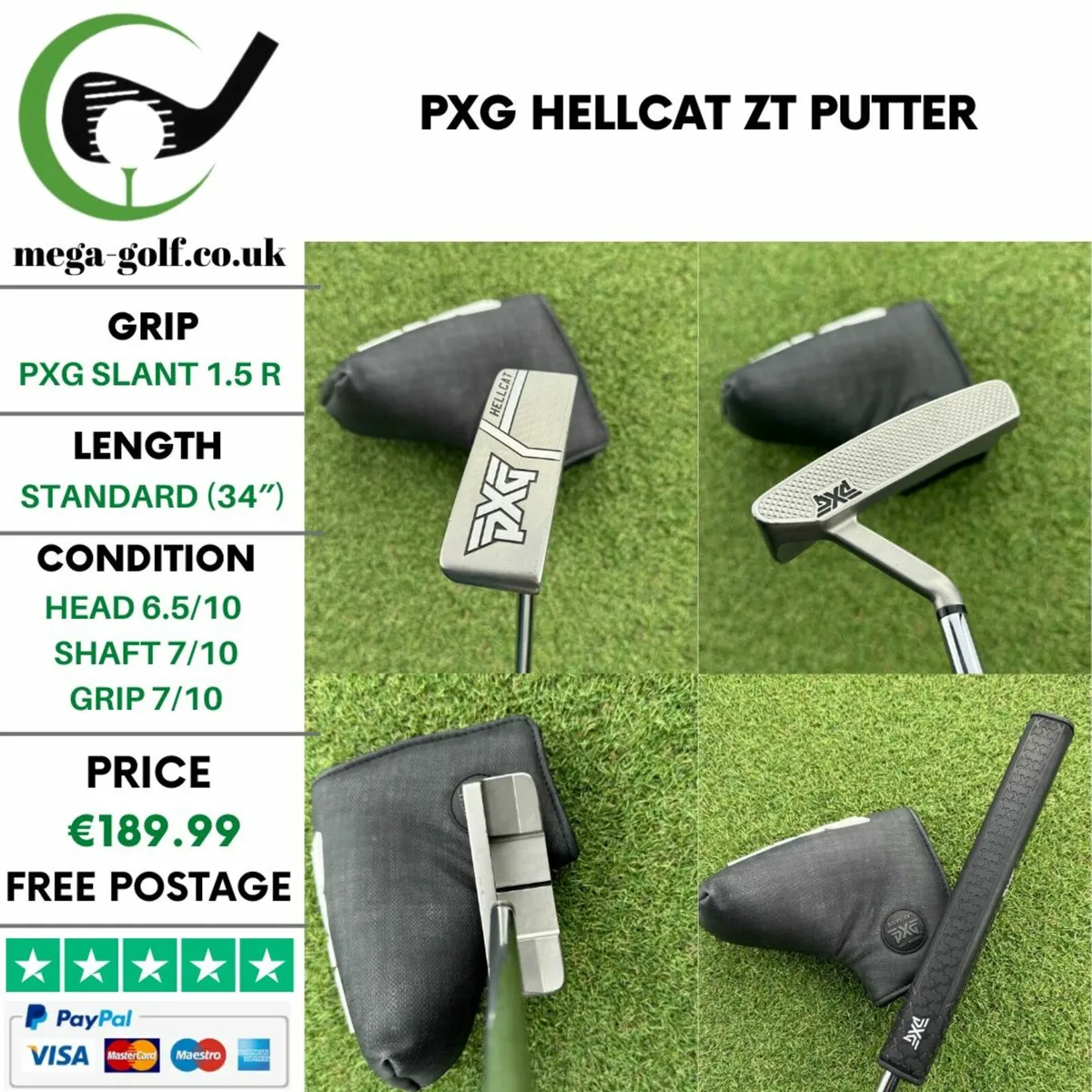 PXG Hellcat ZT Putter / 34″ - Image 1