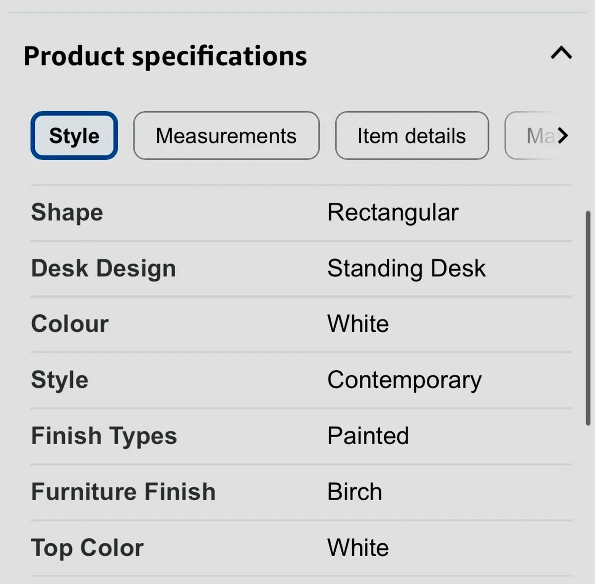 White Skarsta height adjustable desk plus Destop - Image 4