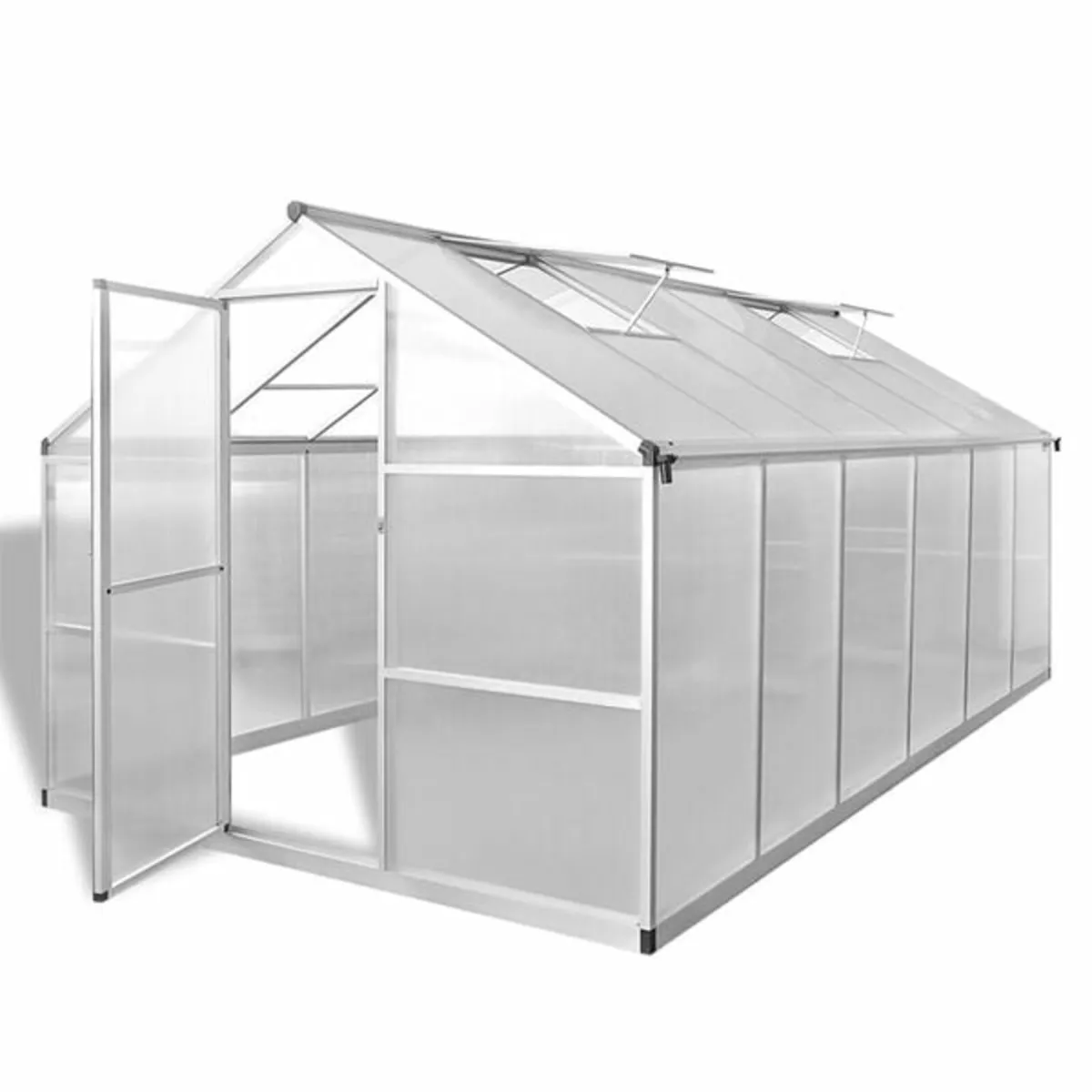 Reinforced Aluminium Greenhouse with Base Frame 9. - Image 1