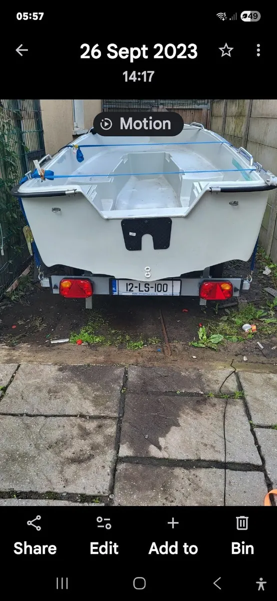 Boat, trailer and engine - Image 2