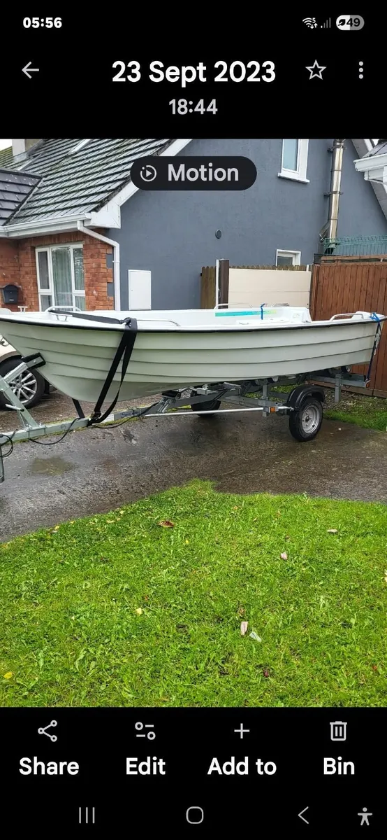 Boat, trailer and engine - Image 3