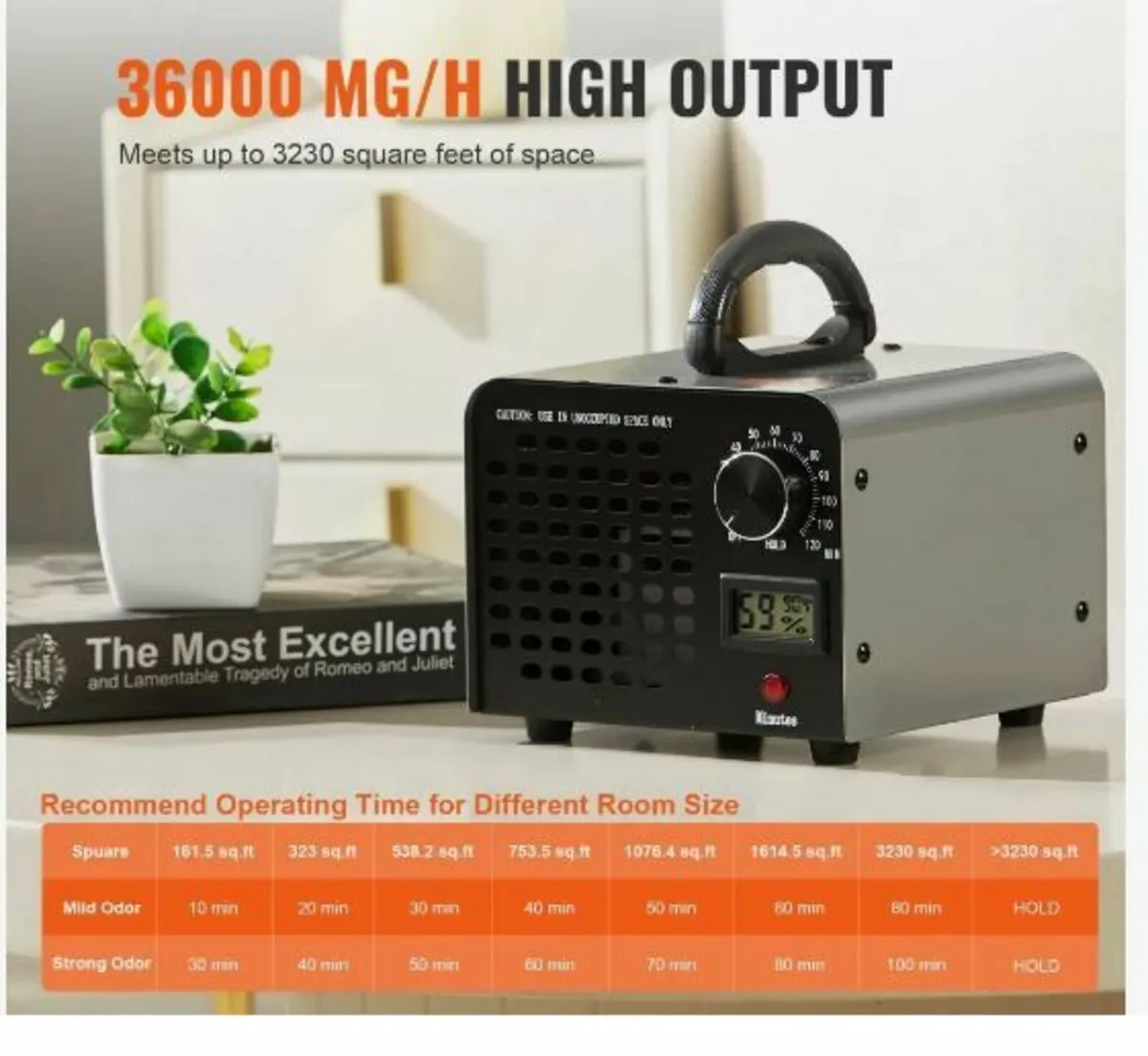 Ozone Generator 36000mg/h Ozone Machine - Image 3