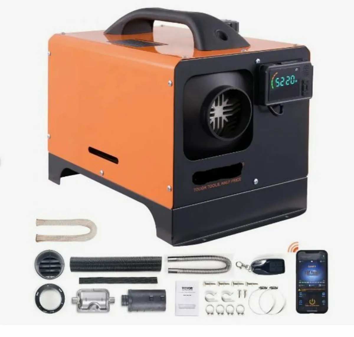 Diesel Air Heater All-in-one 12V 8KW Bluetooth - Image 1