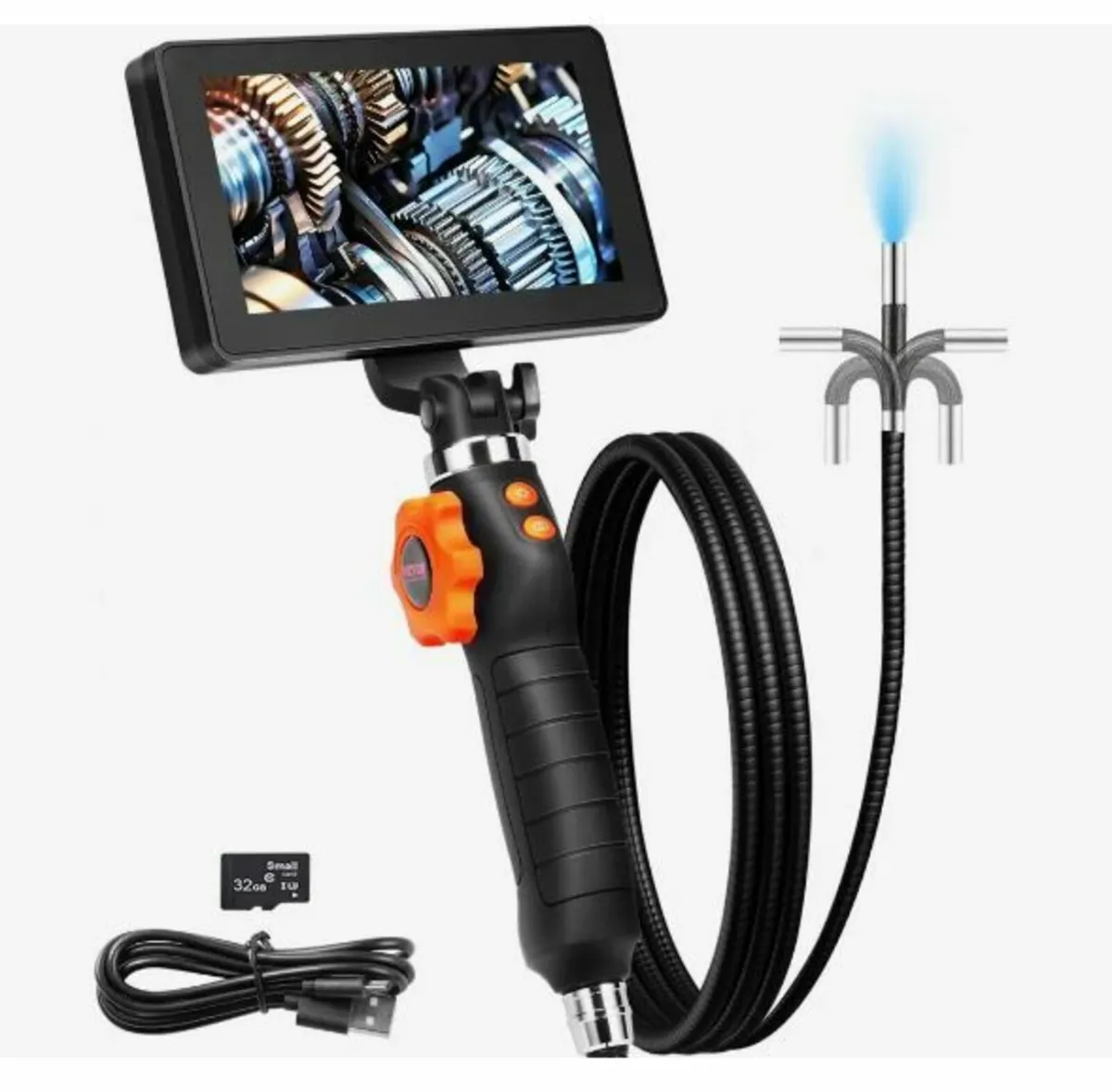 Articulating Borescope Camera with Light - Image 1