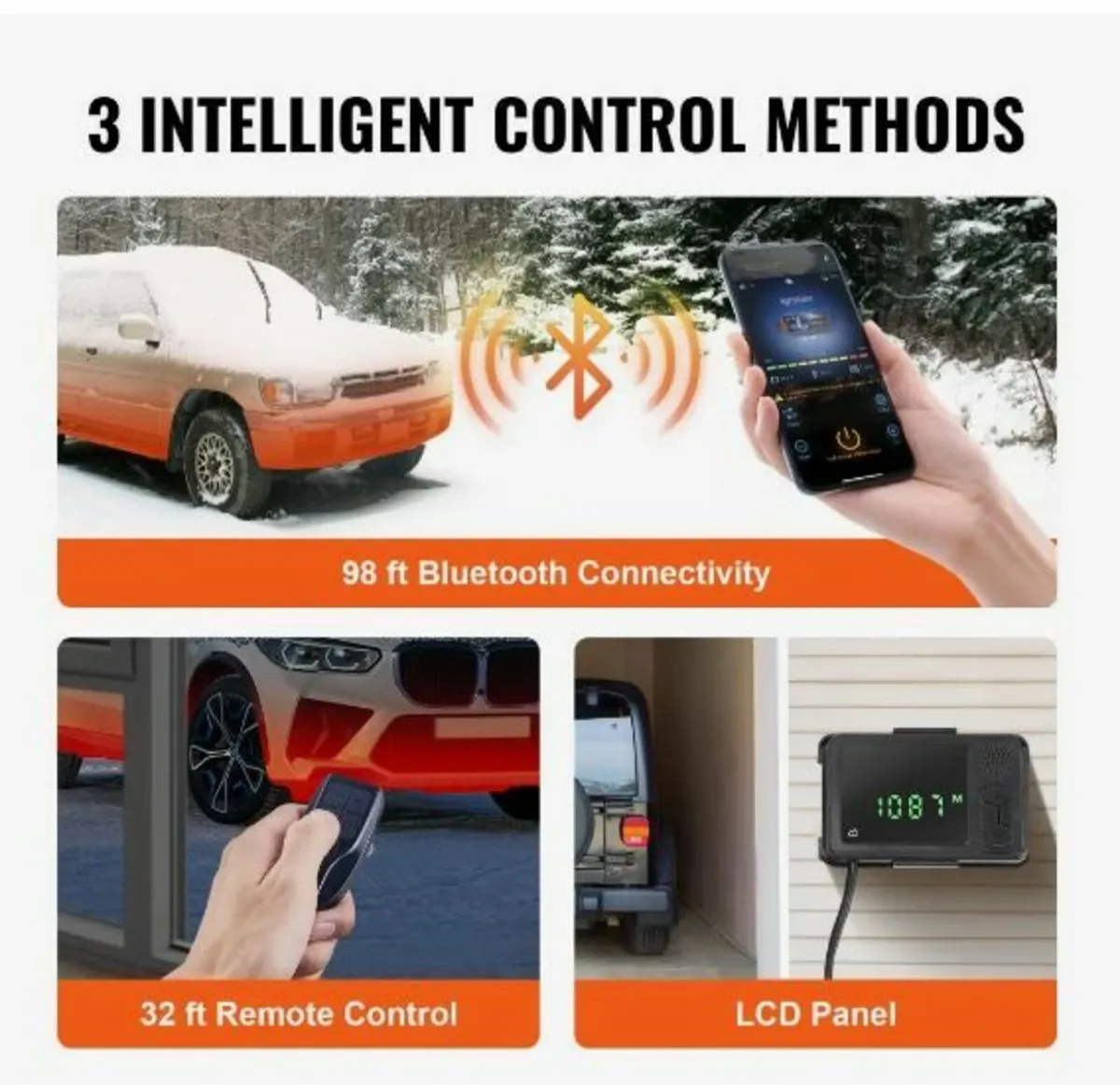Bluetooth App Control Diesel Air Heater, 12V 8KW - Image 4