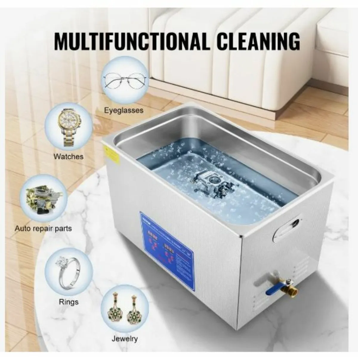Professional Ultrasonic Cleaner, 30 L Ultrasonic - Image 3