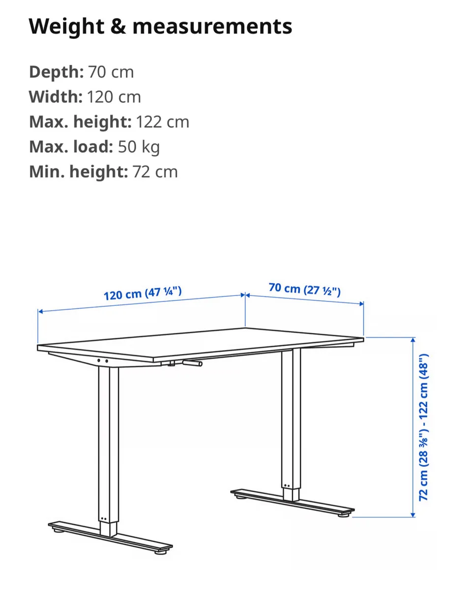 Standing desk IKEA - Image 3