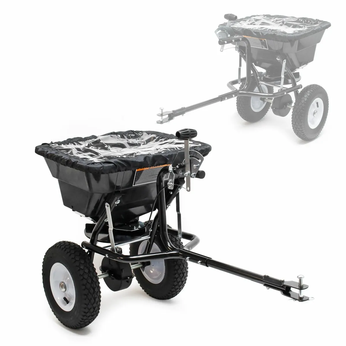 Spreader with 29L Capacity for Ride-on Lawnmower - Image 1