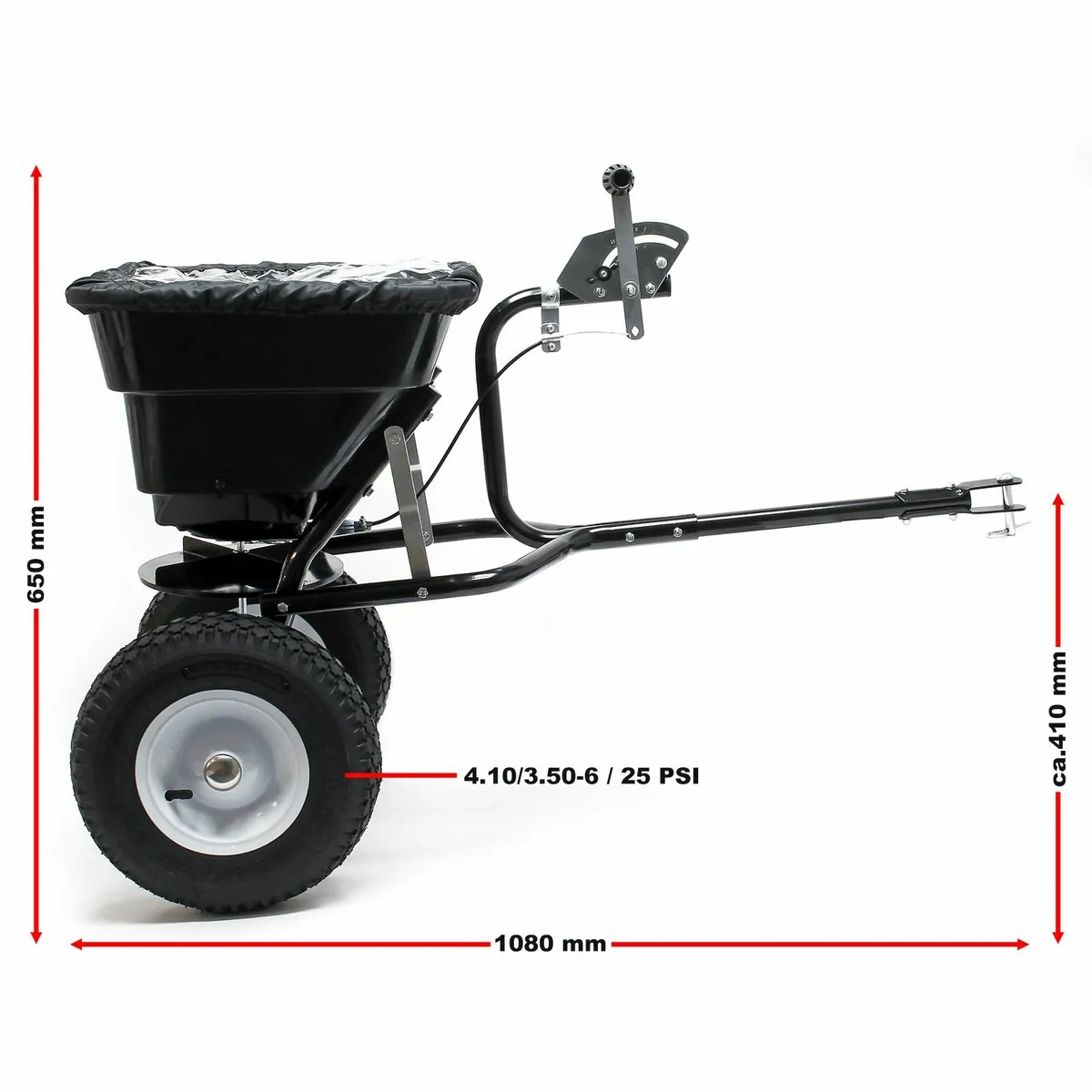 Spreader with 29L Capacity for Ride-on Lawnmower - Image 4