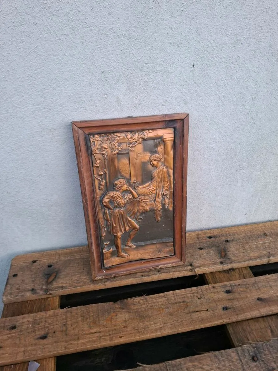 Copper and wood the lovers frame