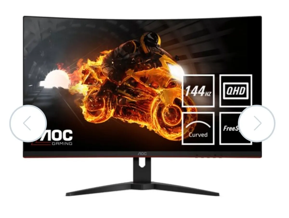 AOC CQ32G1 QUAD 31.5 Curved Gaming Monitor - Image 2