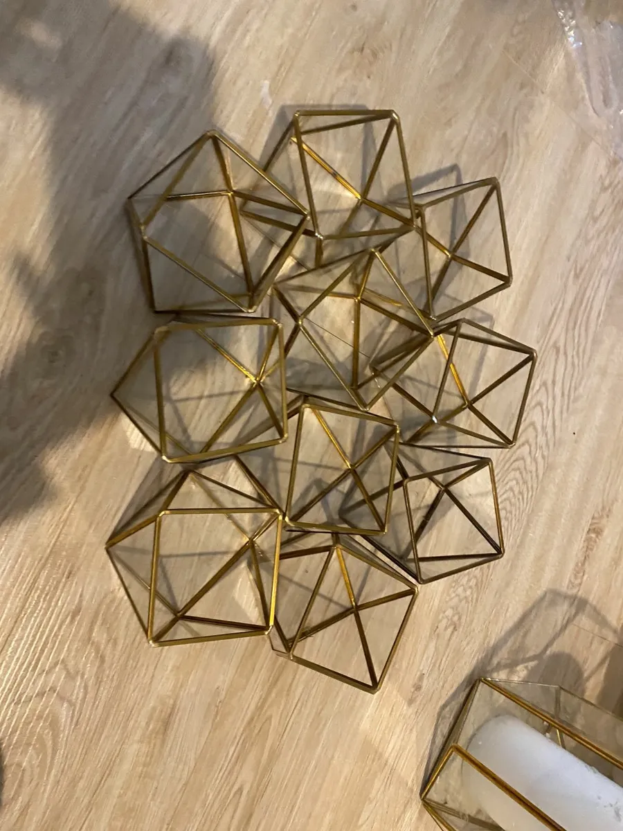 Glass tealight holders - Image 2