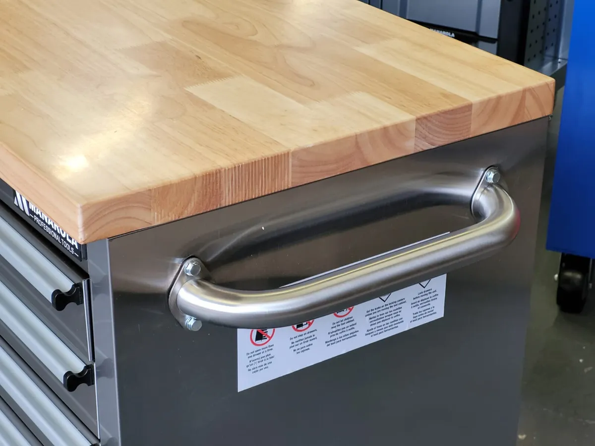 Manarola 72″ 15 Drawer Stainless Steel Tool Cabine - Image 4
