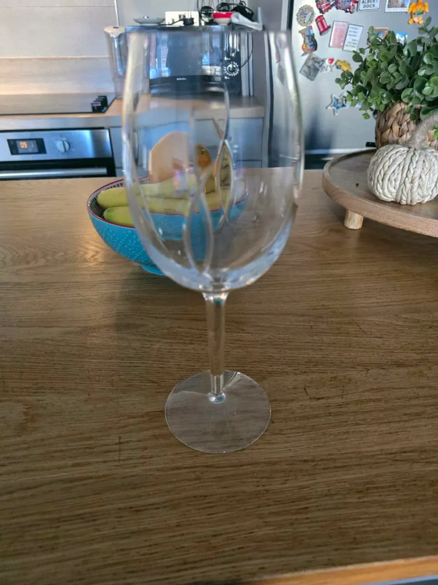 John rocha waterford large wine glasses .. - Image 2