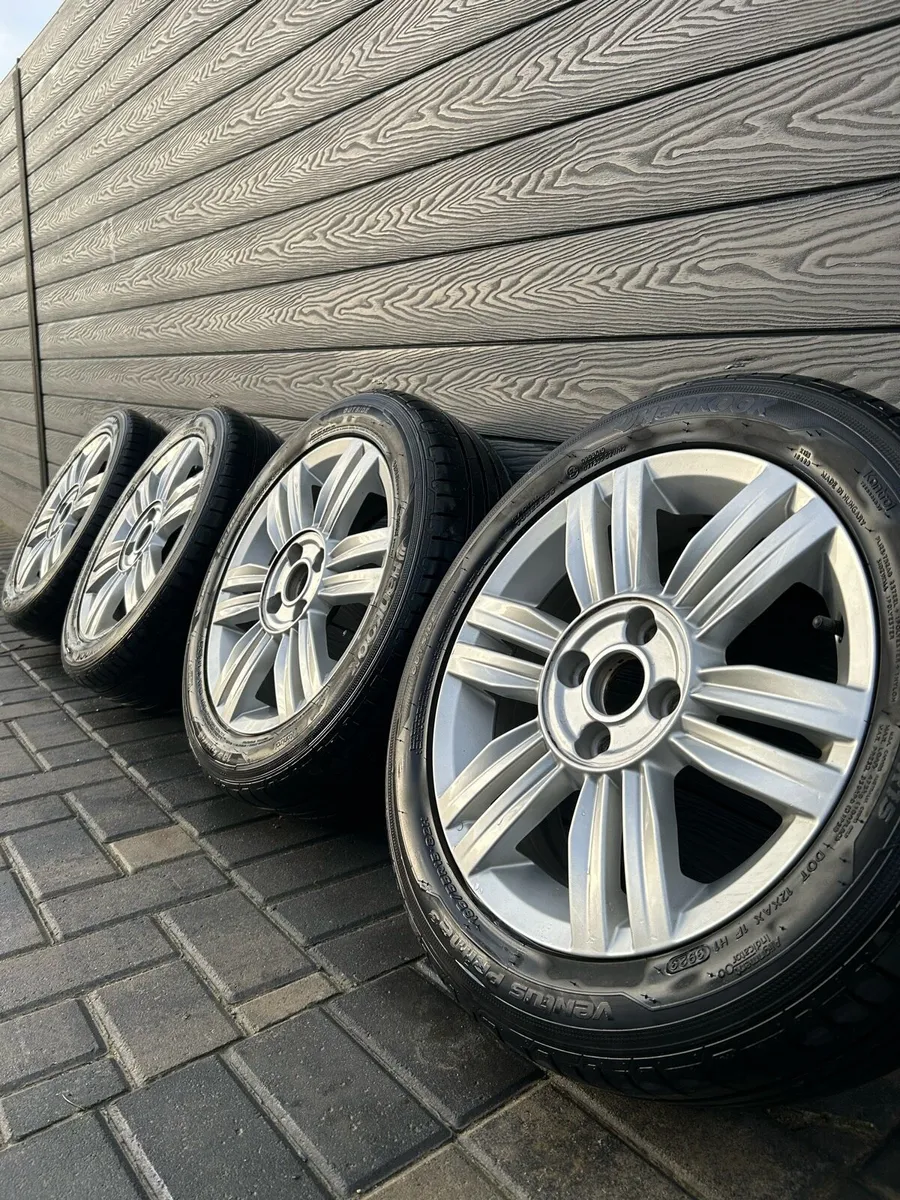 15” GENUINE VOLKSWAGEN UP ALLOY WHEELS & TYRES - Image 1