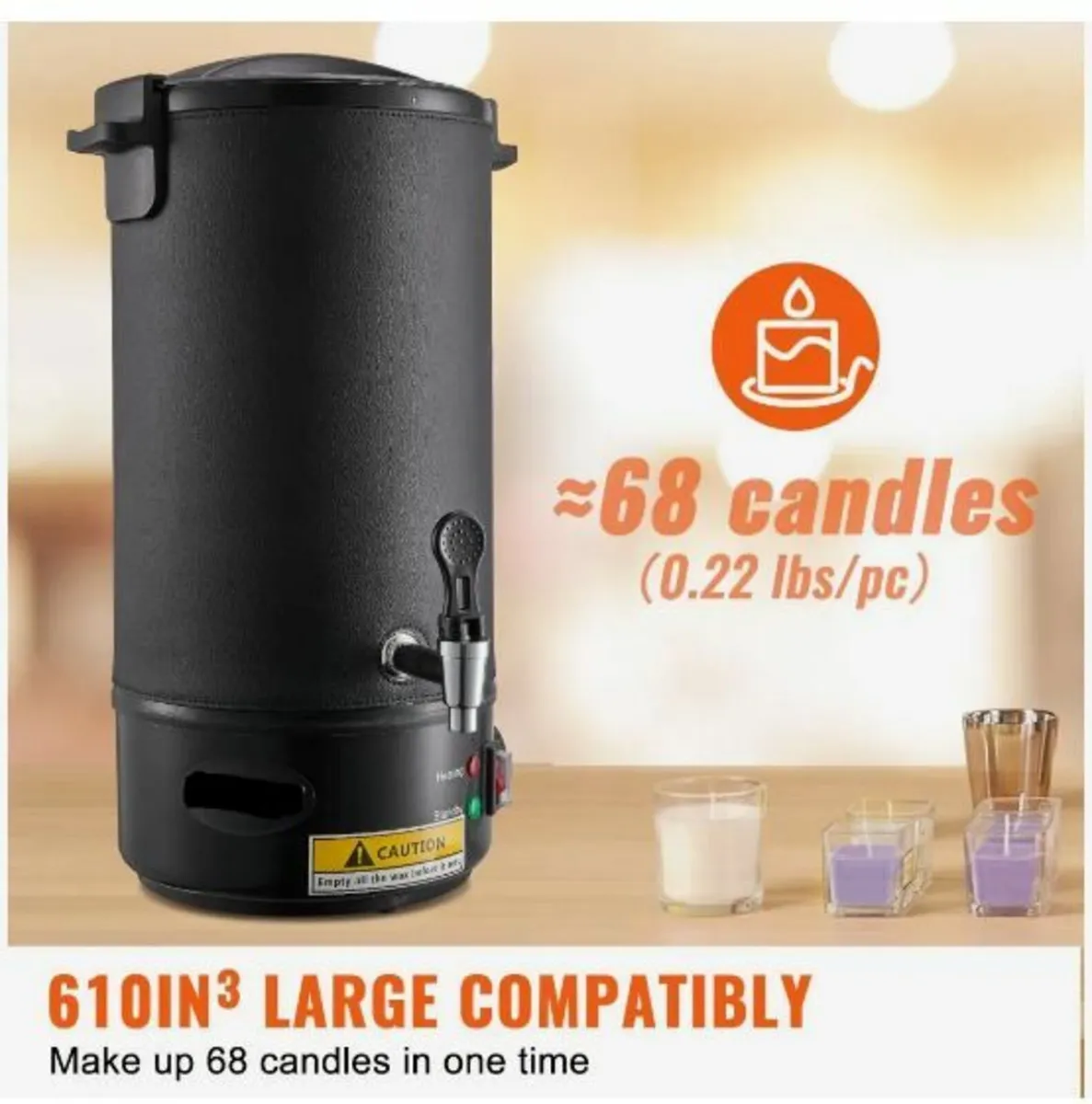 Wax Melter for Candle Making 10Liter - Image 3