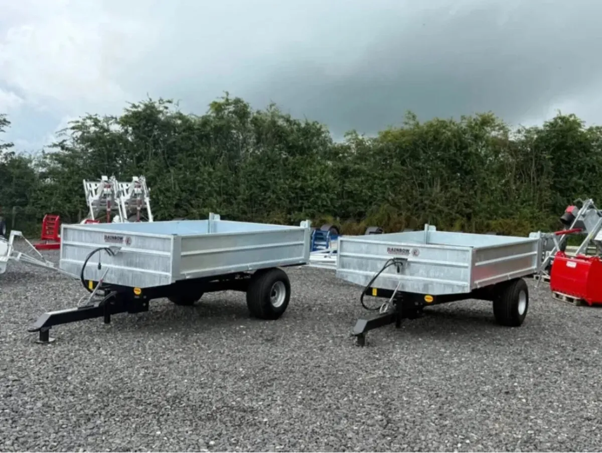 TIPPING TRAILER GALVANISED NEW 11x7 - Image 1