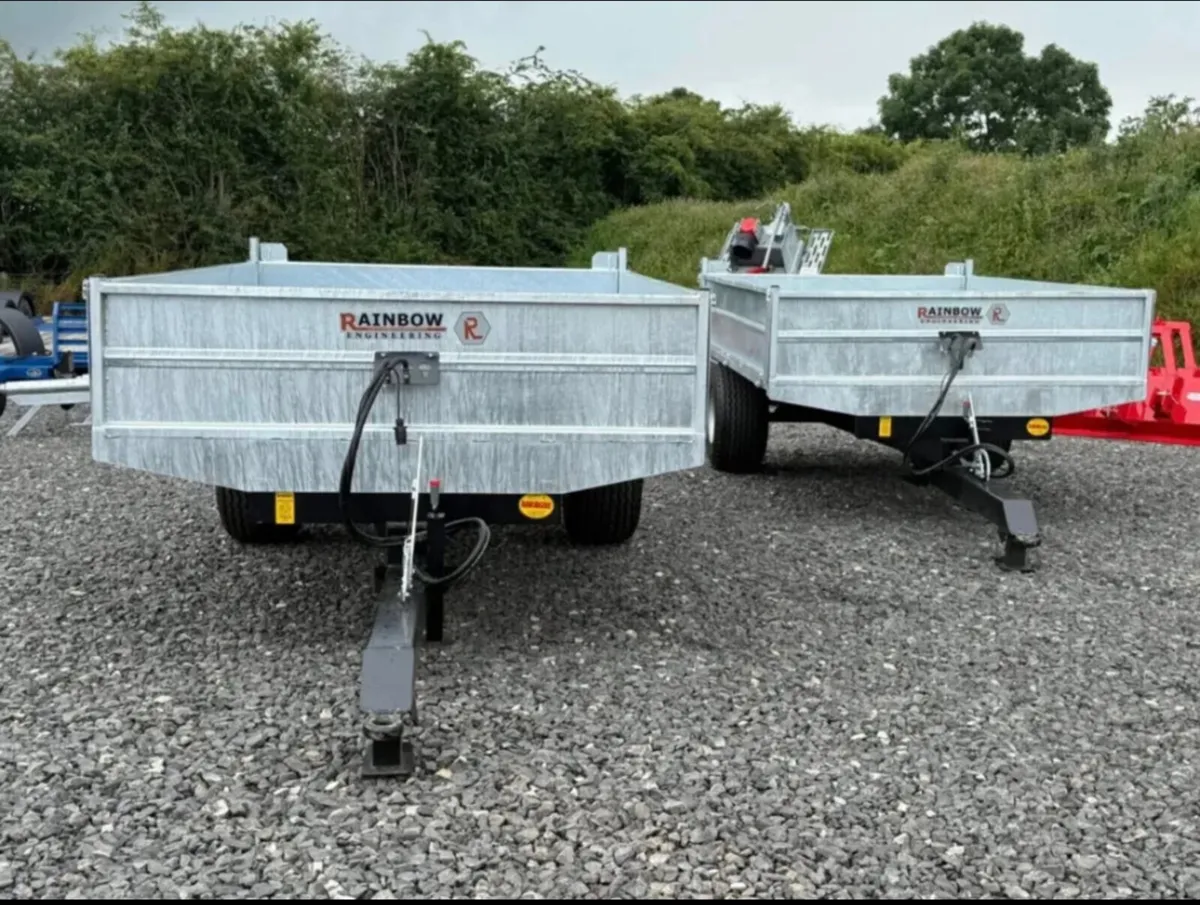 TIPPING TRAILER GALVANISED NEW 11x7 - Image 2