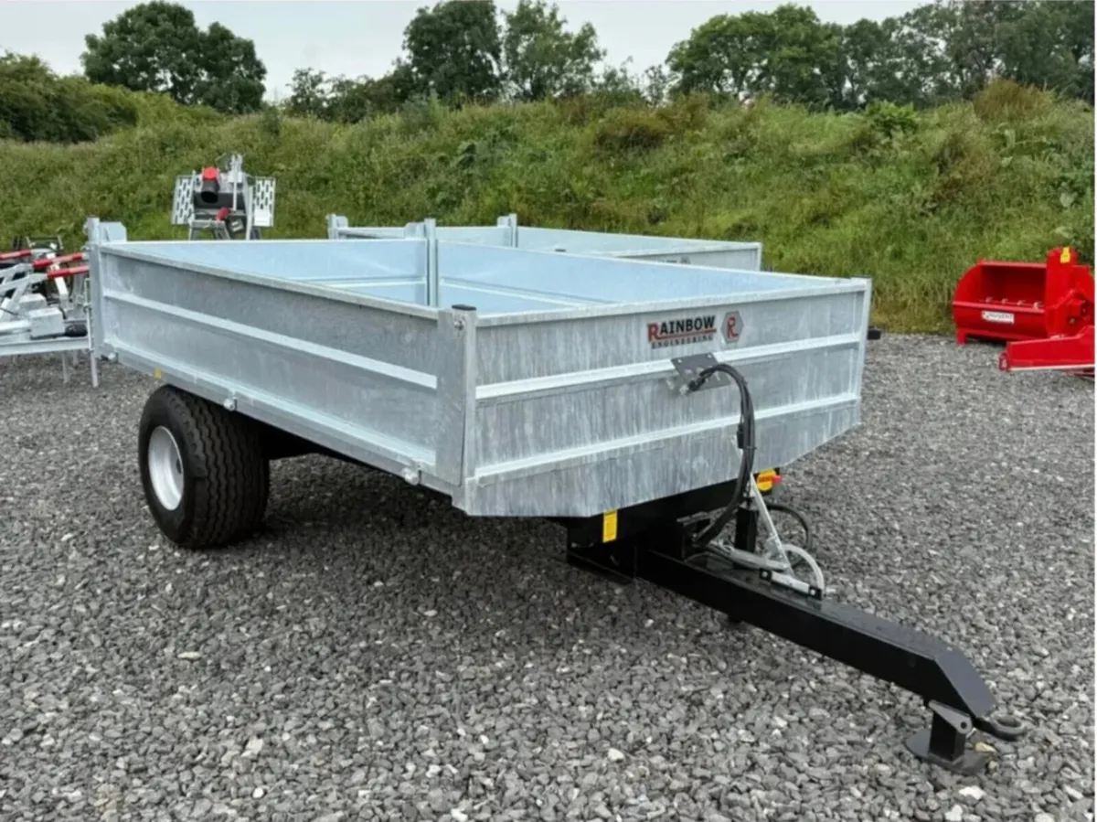 TIPPING TRAILER GALVANISED NEW 11x7 - Image 3