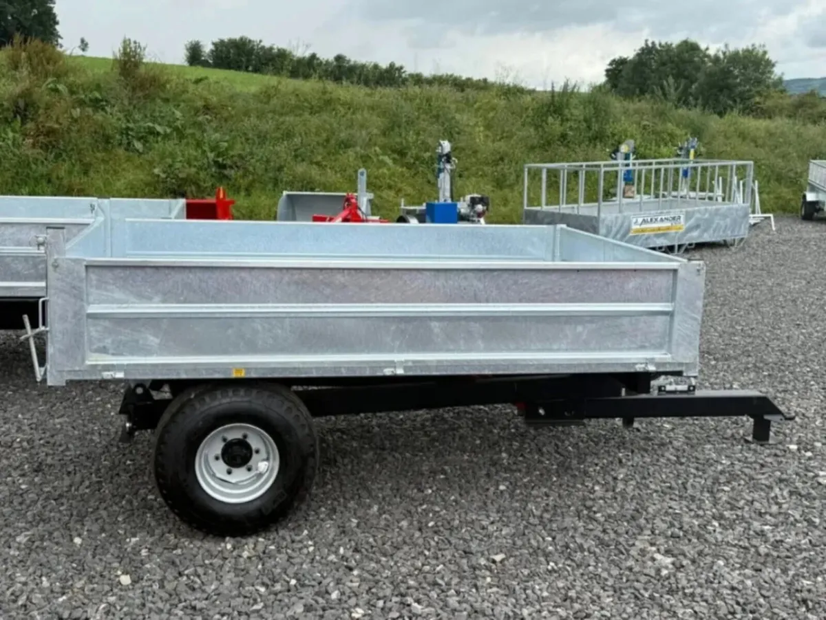 TIPPING TRAILER GALVANISED NEW 11x7 - Image 4