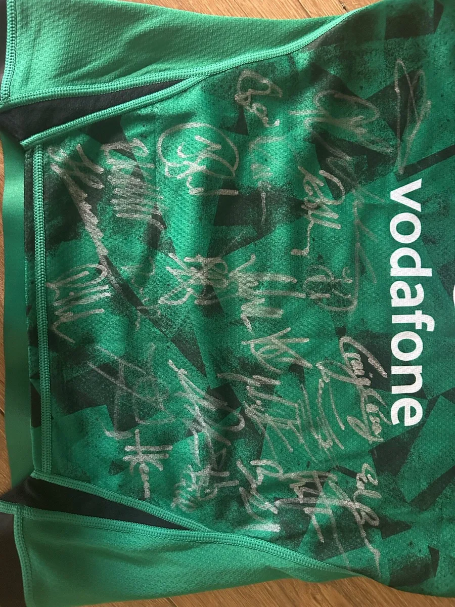 Signed Irish Rugby Jersey - Image 2