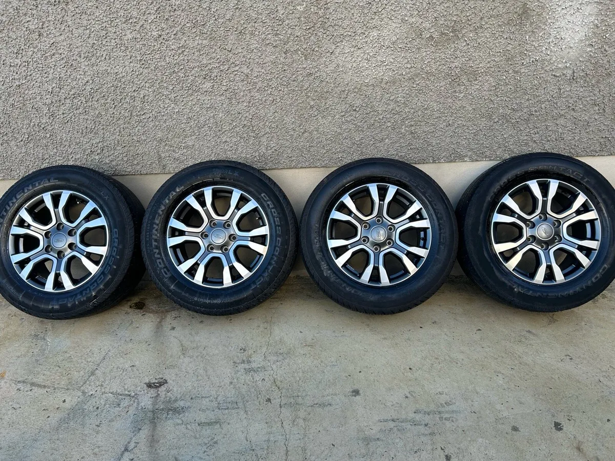 18” GENUINE FORD RANGER ALLOY WHEELS & TYRES - Image 2