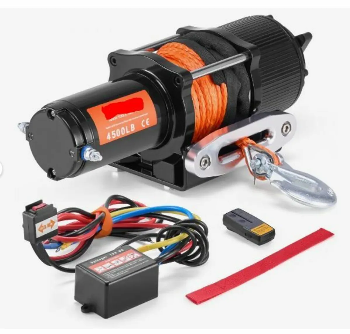 Electric Winch ATV UTV 2041.2 kg - Image 1