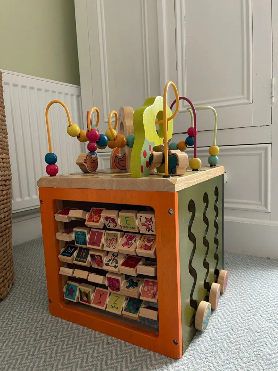 Wooden Activity Cube - Image 2