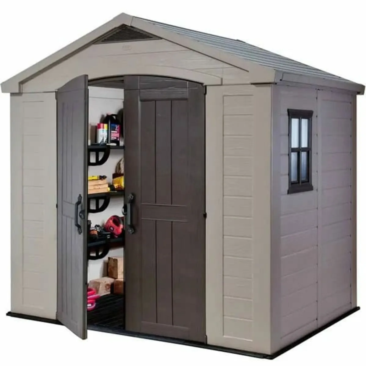 Garden Shed Factor 86 Beige - Image 3