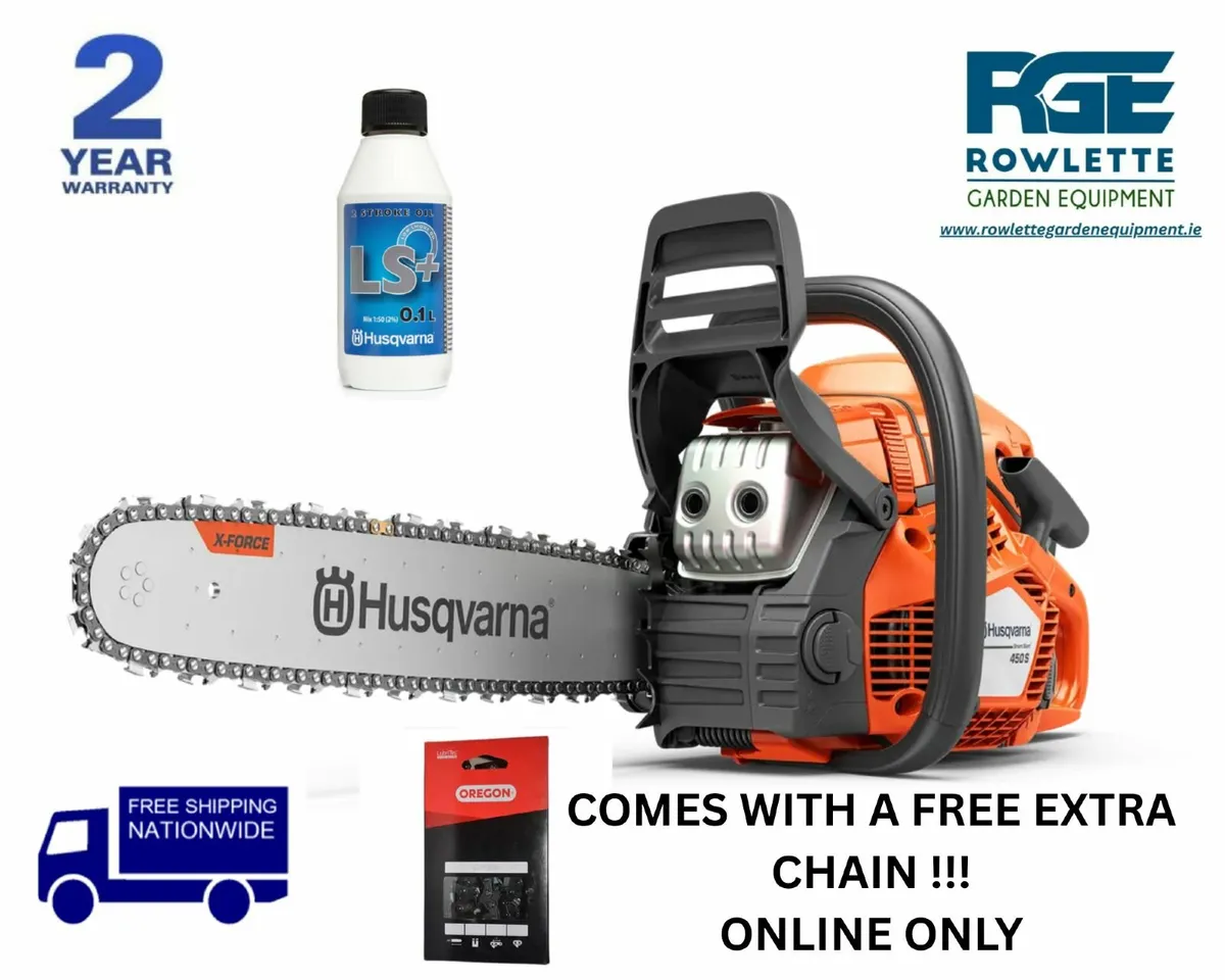 Husqvarna 450S Chainsaw - Image 1