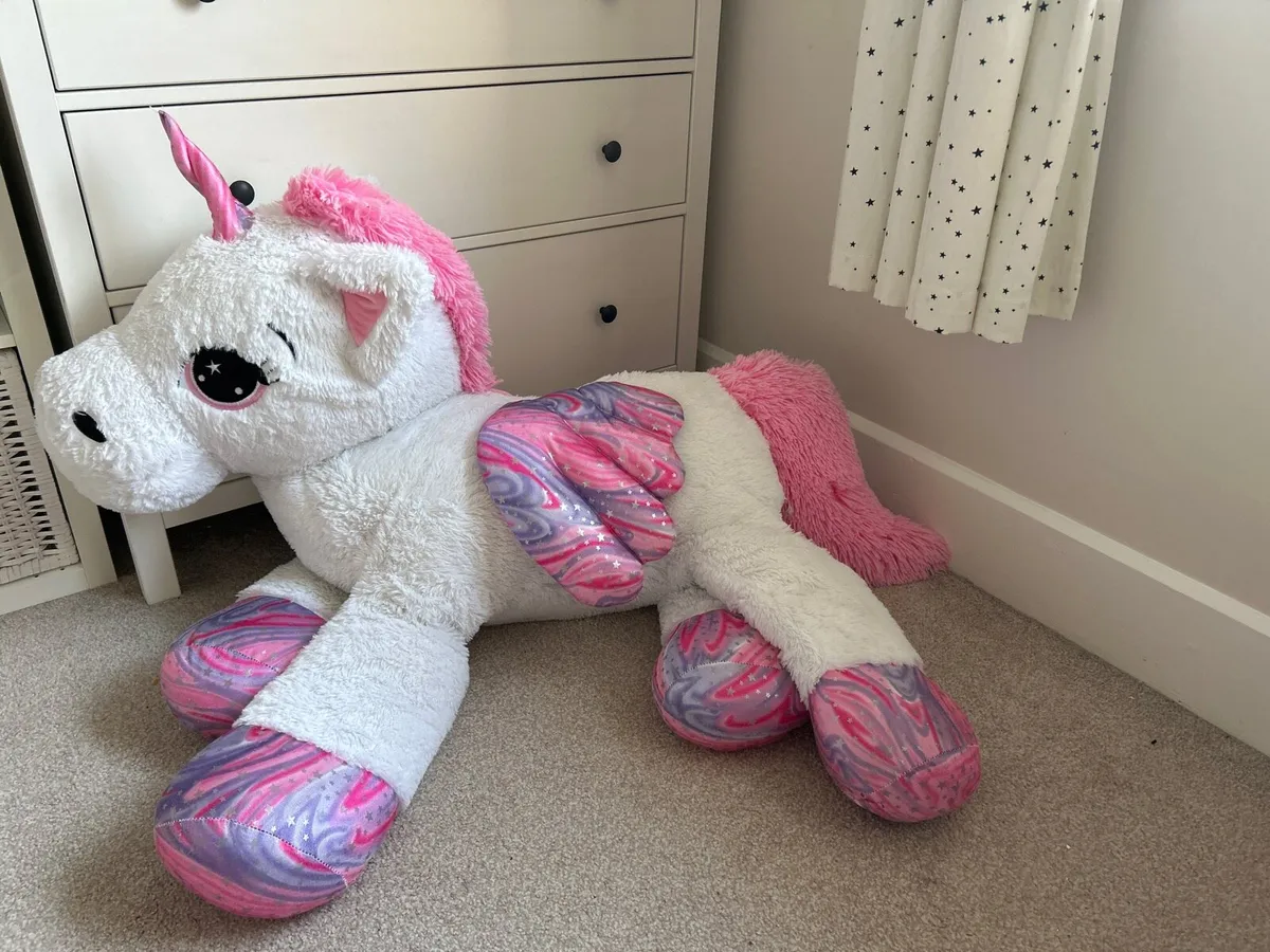 Giant Unicorn Teddy 120cm - Image 1