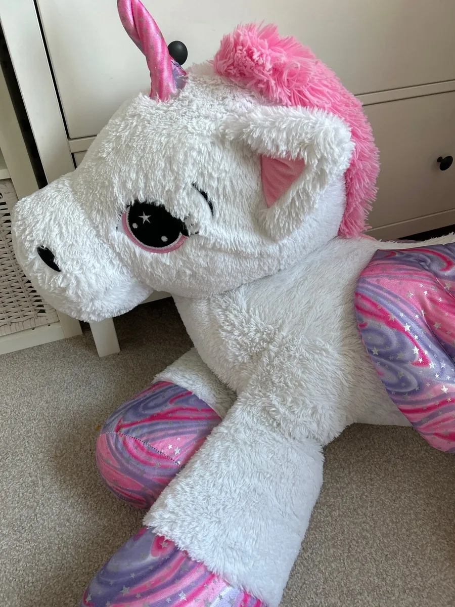 Giant Unicorn Teddy 120cm - Image 2