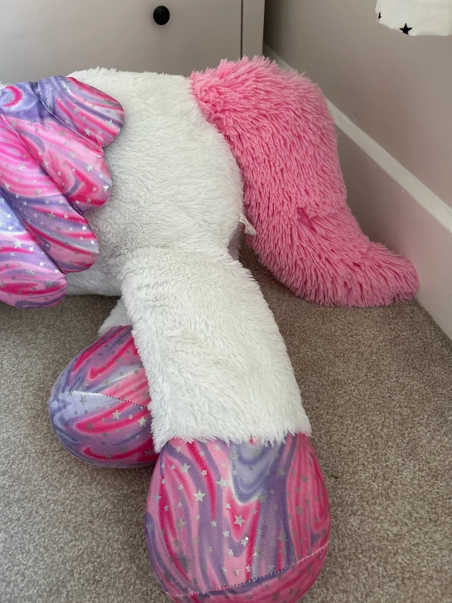 Giant Unicorn Teddy 120cm - Image 3