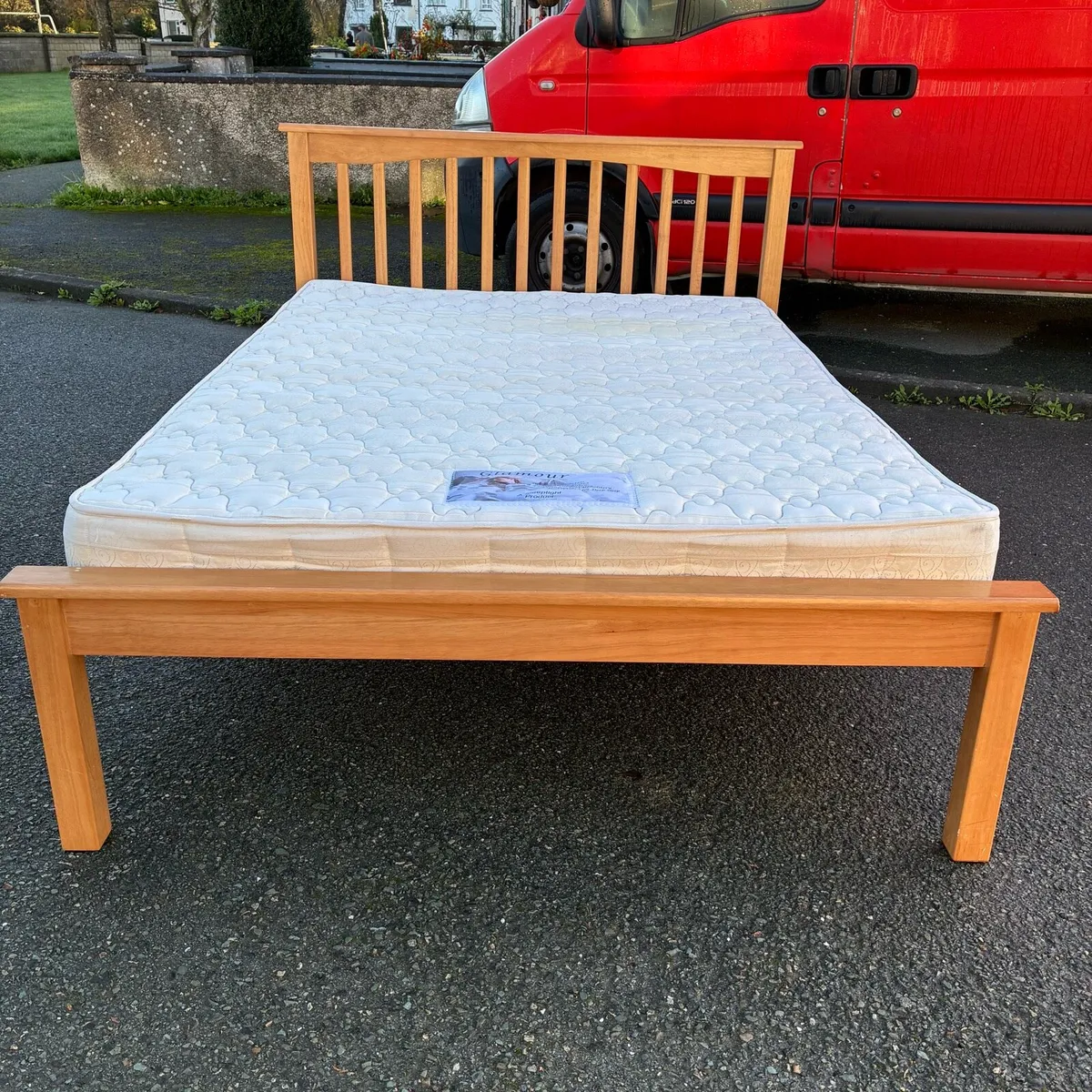 Double bed Frame and Mattress - Image 1
