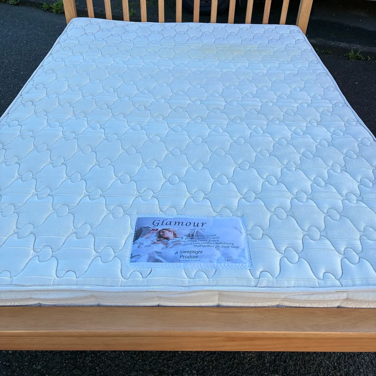 Double bed Frame and Mattress - Image 4